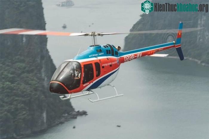 Trực thăng Bell-505 thuộc Công ty Trực thăng miền Bắc.