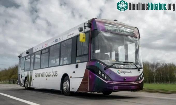 Mẫu xe buýt công cộng tự lái của Stagecoach.