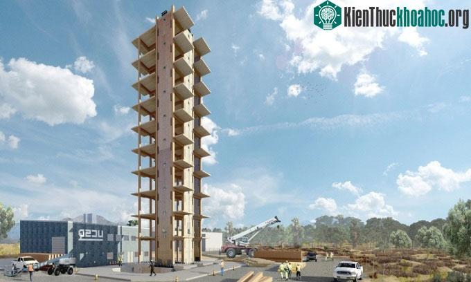 Thiết kế của tòa nhà 10 tầng TallWood.