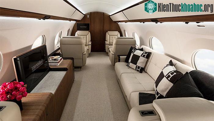 Khoang hành khách siêu hiện đại của G650