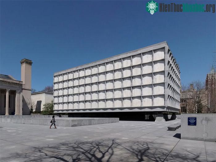 Thư viện Beinecke (tại bang Connecticut, Mỹ) nằm trong khuôn viên của đại học Yale.