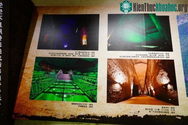 Hình ảnh một số công trình chính trong hang.