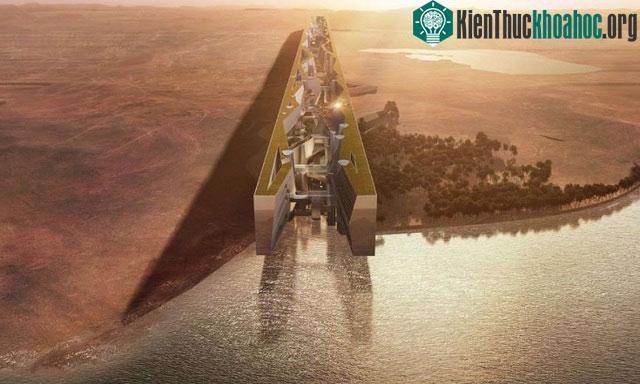 Thành phố thẳng The Line có sức chứa 9 triệu dân.