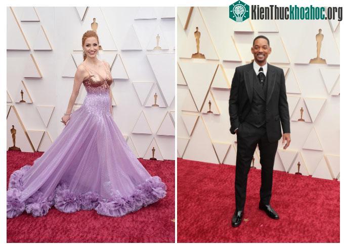 Diễn viên Will Smith và diễn viên Jessica Chastain.