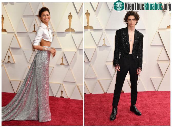 Diễn viên Timothée Chalamet và Zendaya.