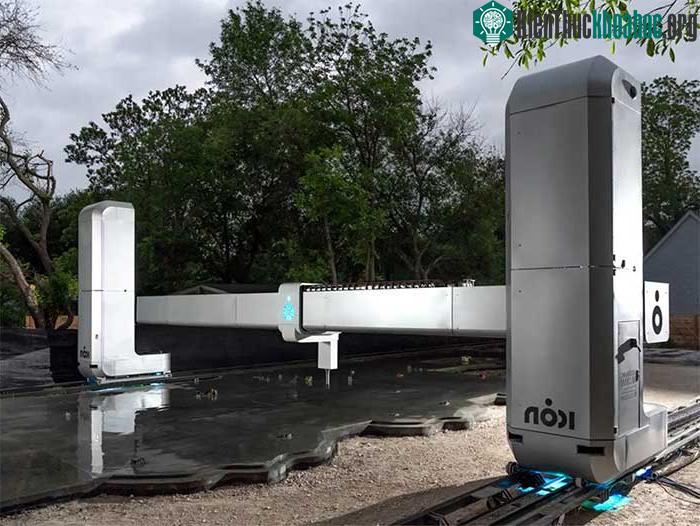 Để xây dựng khu nghỉ dưỡng, Icon sẽ triển khai 5 máy in 3D công suất lớn có tên Vulcan