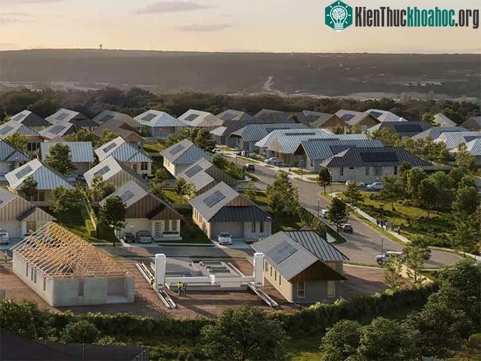 Icon cũng đang in 3D cho 100 ngôi nhà tại Wolf Ranch, Texas