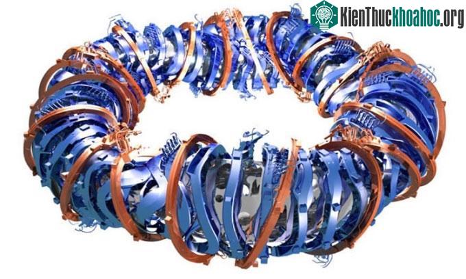 Thiết kế của lò phản ứng dạng stellarator Wendelstein 7-X (W7-X).