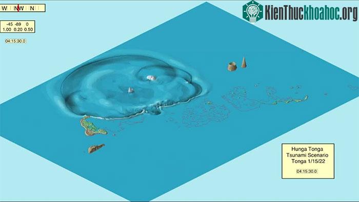 Vụ phun trào núi lửa này giải phóng năng lượng tương đương 20 triệu tấn thuốc nổ TNT.