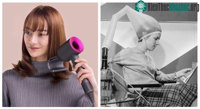 Chiếc máy sấy tóc này có dáng vẻ khác hẳn bây giờ