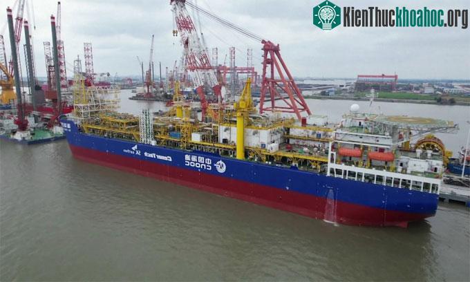 Tàu Haiyang Shiyou 123 tại thành phố Nam Thông