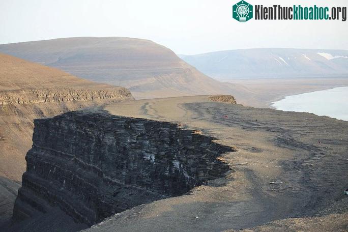Cao nguyên trên đảo Edgeoya thuộc quần đảo Svalbard vùng Bắc Cực của Na Uy