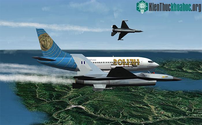 Trung tâm điều phối cứu hộ Athens cử hai chiếc máy bay chiến đấu lên kiểm tra