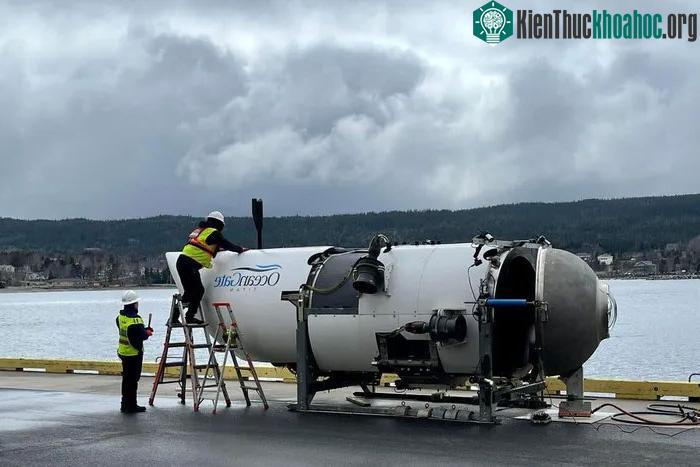 Tàu lặn Titan được cho là con tàu duy nhất có thể đưa 5 người xuống độ sâu 3.800 mét