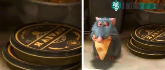 Hộp trứng cá muối trong Ratatouille