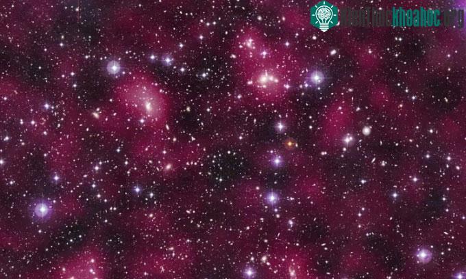 Một siêu cụm thiên hà trong ảnh chụp của kính Hubble