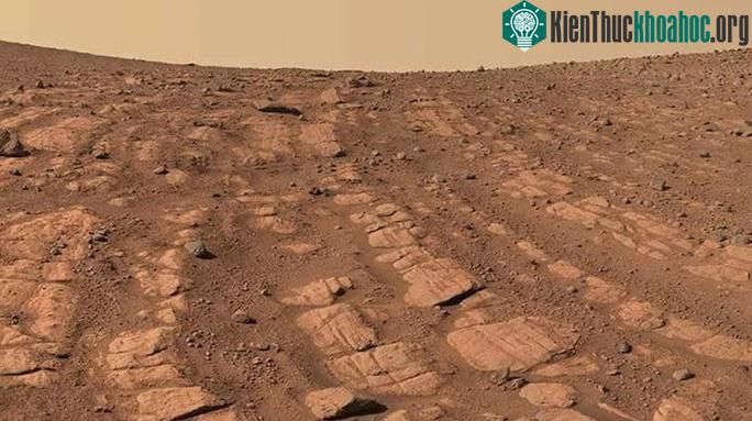 Khu vực từng là một dòng sông cuồn cuộn ở Jezero Crater của sao Hỏa