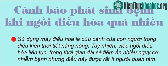 Cảnh báo phát sinh nhiều bệnh khi ngồi trong phòng điều hòa quá nhiều