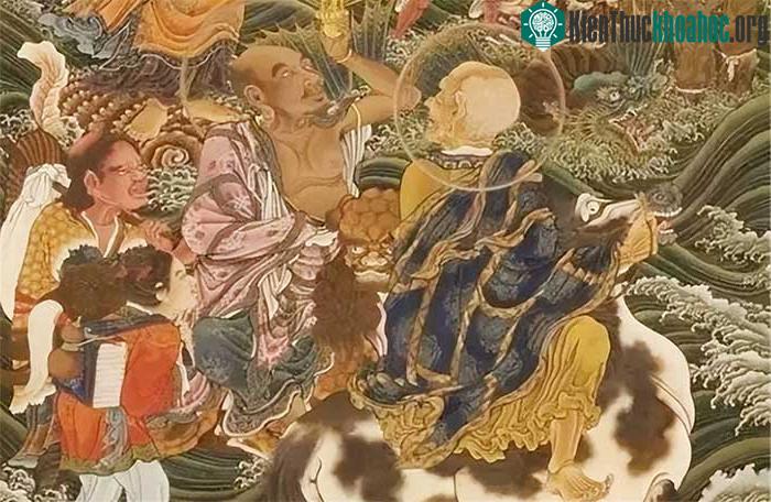 Những bức tranh thuộc tập tranh “Ngũ bách La Hán đồ”.
