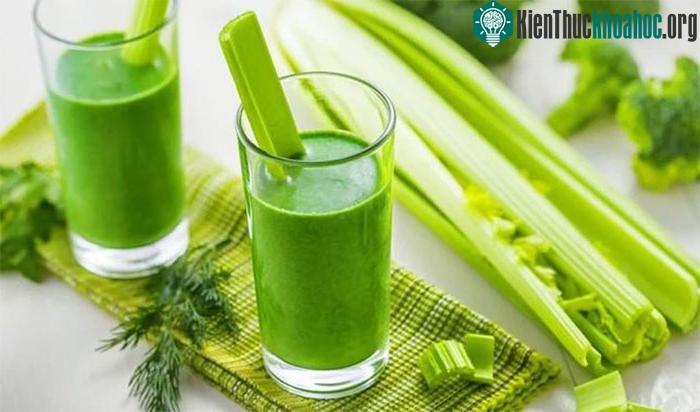 Nước ép cần tây tốt cho sức khoẻ.