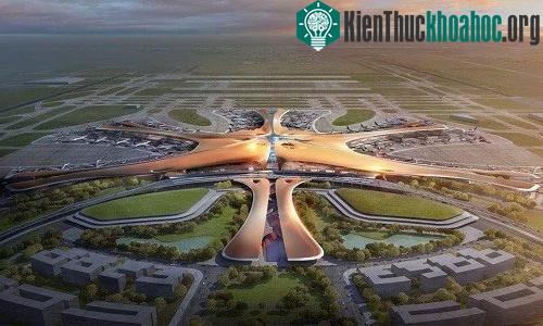 Thiết kế tổng thể của sân bay quốc tế Đại Hưng Bắc Kinh.