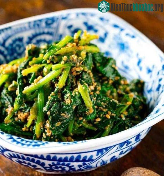 Cải bó xôi được mệnh danh là "ông hoàng của các loại rau".