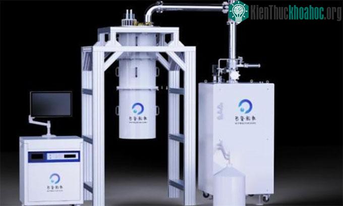 Tủ lạnh pha loãng do công ty công nghệ điện toán lượng tử Origin Quantum sản xuất.