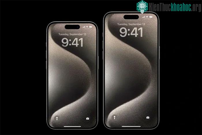 Apple giữ nguyên kích thước màn hình và thiết kế tổng thể của bộ đôi iPhone 15 Pro.