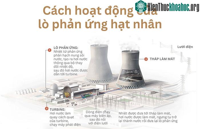 Cách hoạt động của nhà máy điện hạt nhân