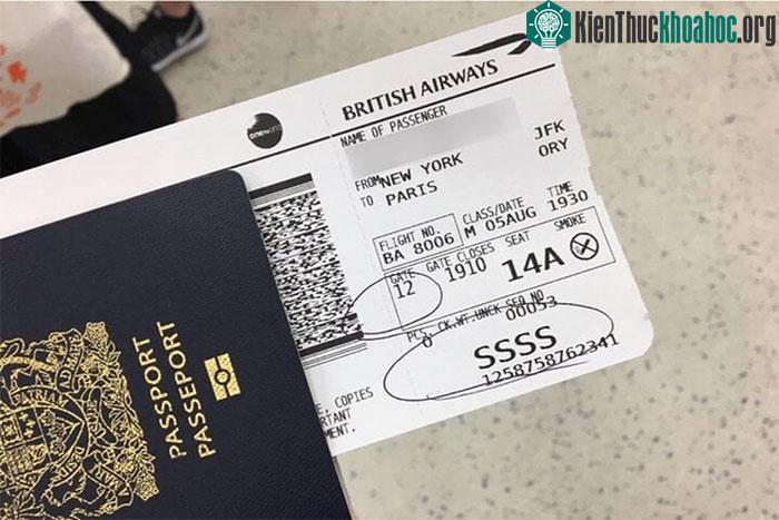 Ý nghĩa bốn chữ S trên thẻ lên máy bay là điều không phải ai cũng biết.