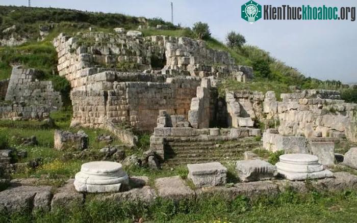 Di tích cổ Sidon (nay là Saida) trên bản đồ Lebanon.