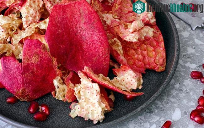 Vỏ lựu chứa một loại polyphenol đã được chứng minh là có đặc tính chống ung thư