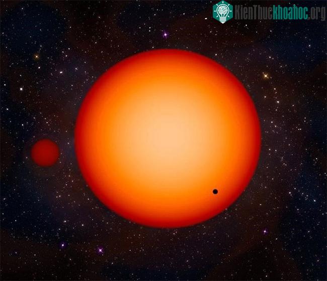 Ảnh minh họa hệ sao đôi Kepler-38.