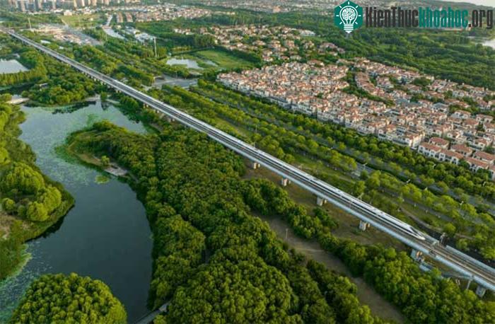 Cầu Đan Dương - Côn Sơn cao khoảng 31m so với mặt đất