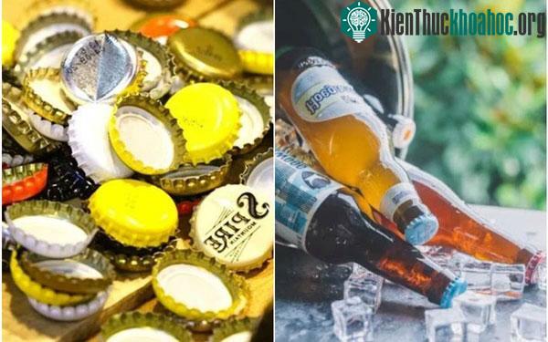 Nắp chai bia cũng giúp ích trong việc tạo hình những chiếc bánh đáng yêu.