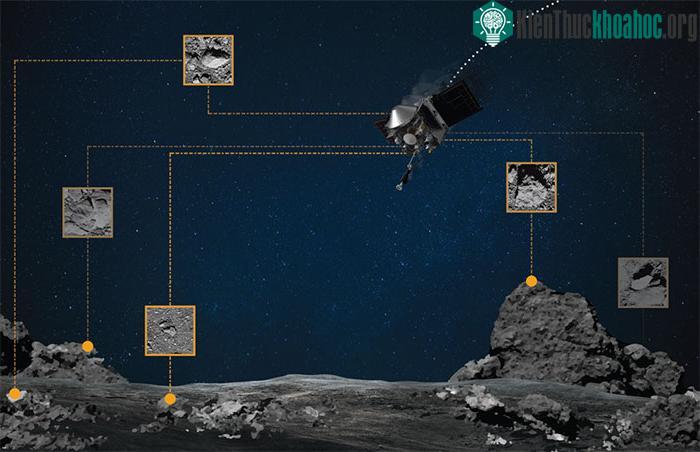 Tiểu hành tinh Bennu nằm cách Trái đất khoảng 6,2 tỷ km.