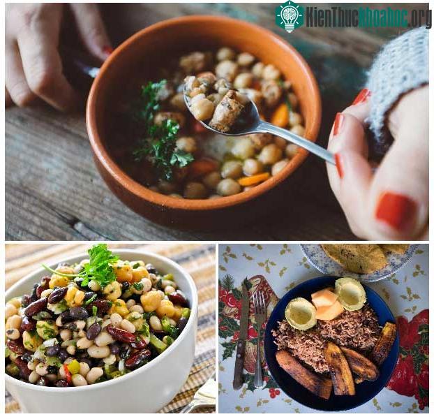 Các loại đậu rất giàu dinh dưỡng và được người dân sống thọ ở Vùng Xanh ưa chuộng.