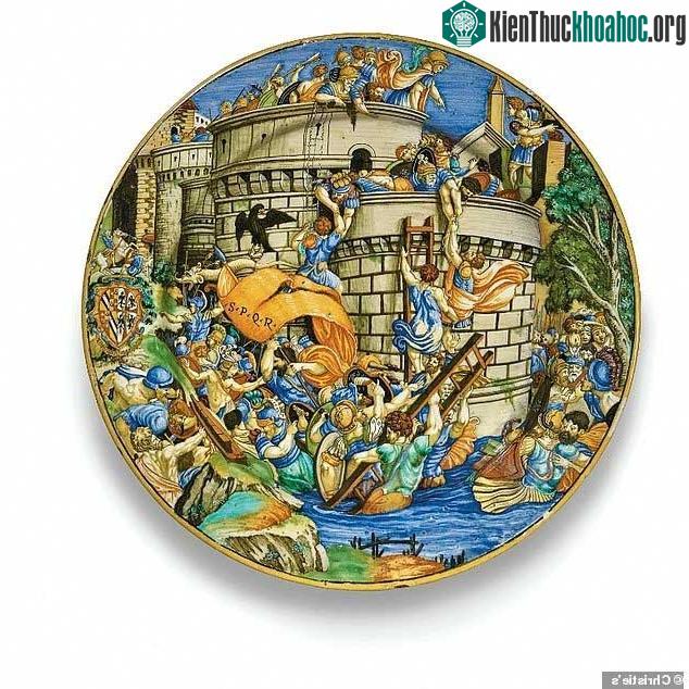 Tác phẩm được vẽ bởi Francesco Xanto Avelli năm 1541.
