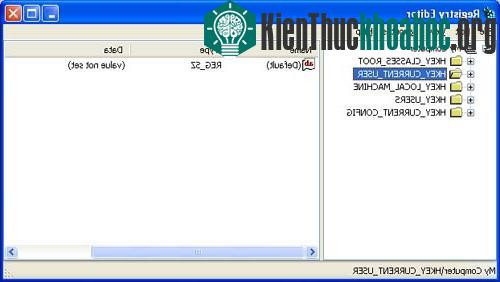 Bạn vào Start -> Run, nhậρ vào regedit -> nhấn Enter hoặc OK