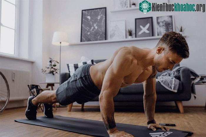 Chống đẩy là động tác thể dục chủ yếu tập trung vào nhóm cơ ngực, cơ tam đầu, vai, bụng