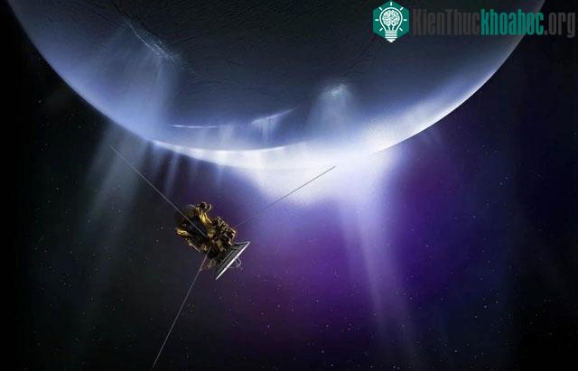 Luồng vật chất mà tàu Cassini nhiều lần bị phun trúng