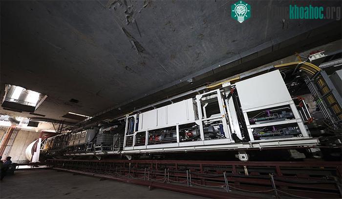 TBM là một cỗ máy lớn với nhiều bộ phận phức tạp