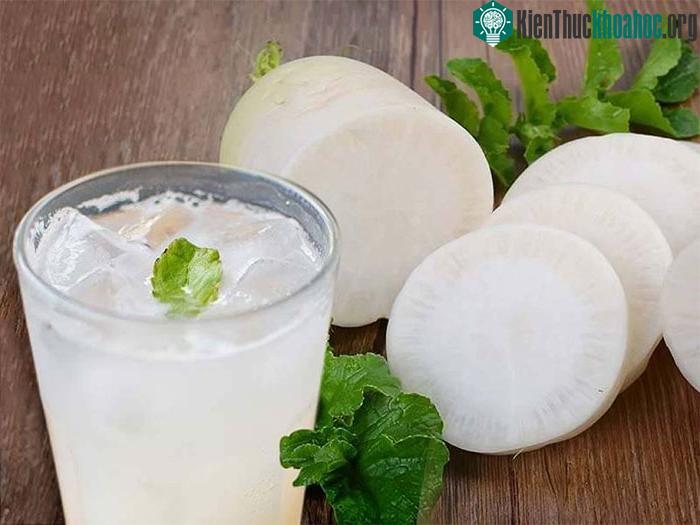 Ăn củ cải trắng có thể làm giảm lượng đường trong máu.
