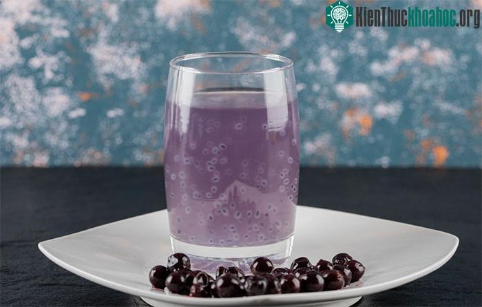 Sinh tố acai hạt chia
