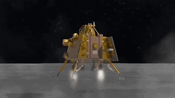 Tàu đổ bộ Vikram đã tạo ra một "quầng sáng ejecta"
