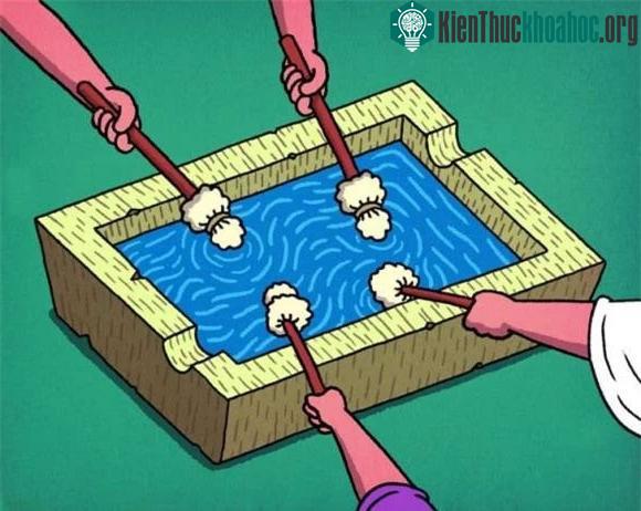 Dùng chung dụng cụ chùi sau khi đi vệ sinh