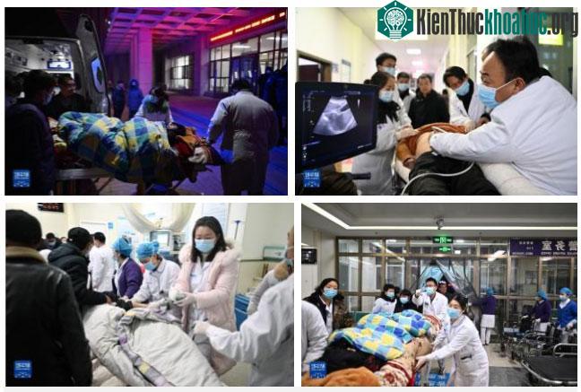 Hiện trường trận động đất khiến hơn 100 người chết tại Trung Quốc: Cứu hộ xuyên đêm tìm người bị vùi lấp ảnh 4