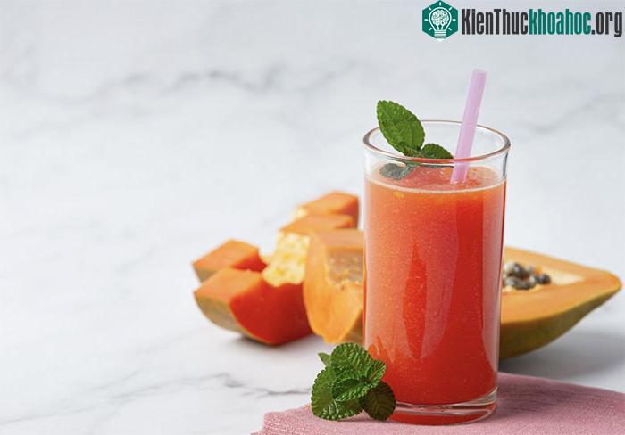 Sinh tố cà rốt trái cây