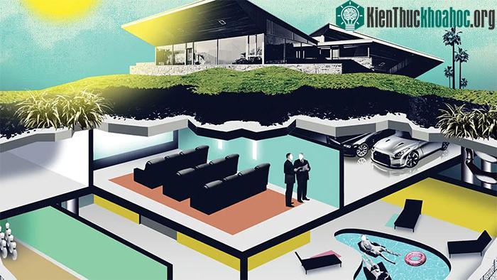 Căn hầm trú ẩn xa hoa là một trong những tài sản mà người giàu trên thế giới muốn sở hữu.