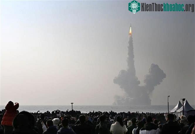 Tên lửa Gravity-1 mang theo 3 vệ tinh viễn thám rời bệ phóng